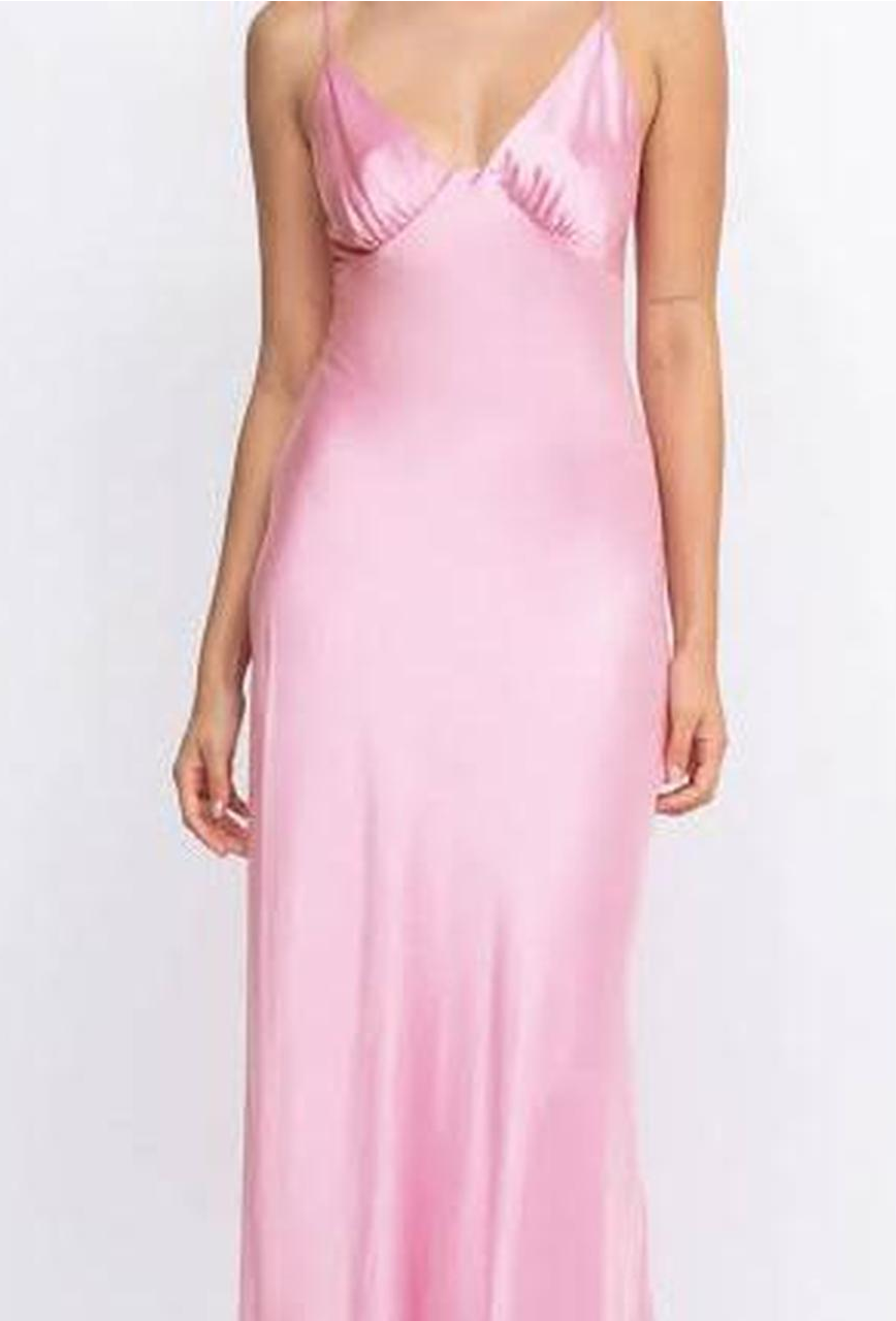 Bec & Bridge Pink Slip Dress