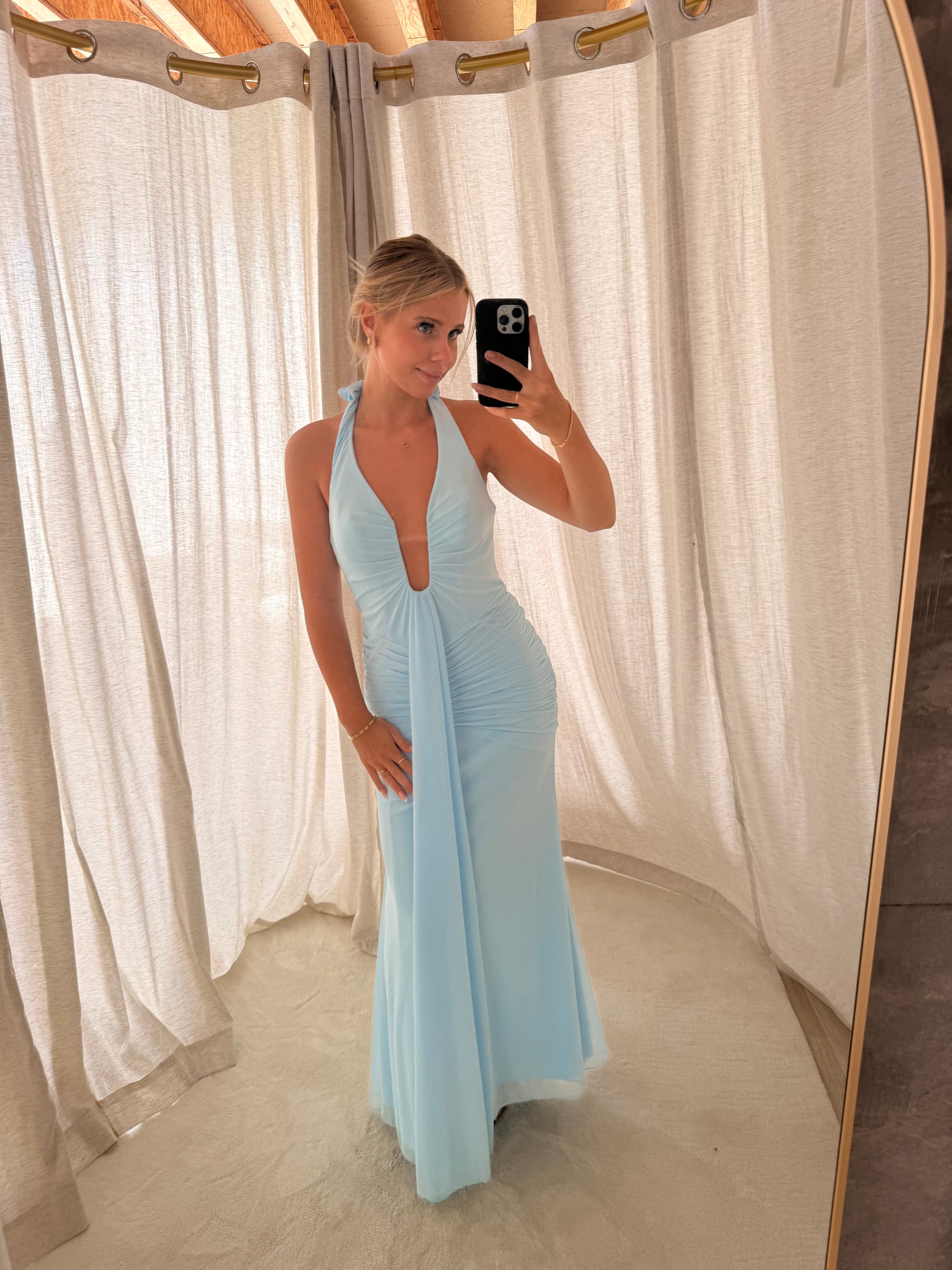 Erin Plunge Neck Dress