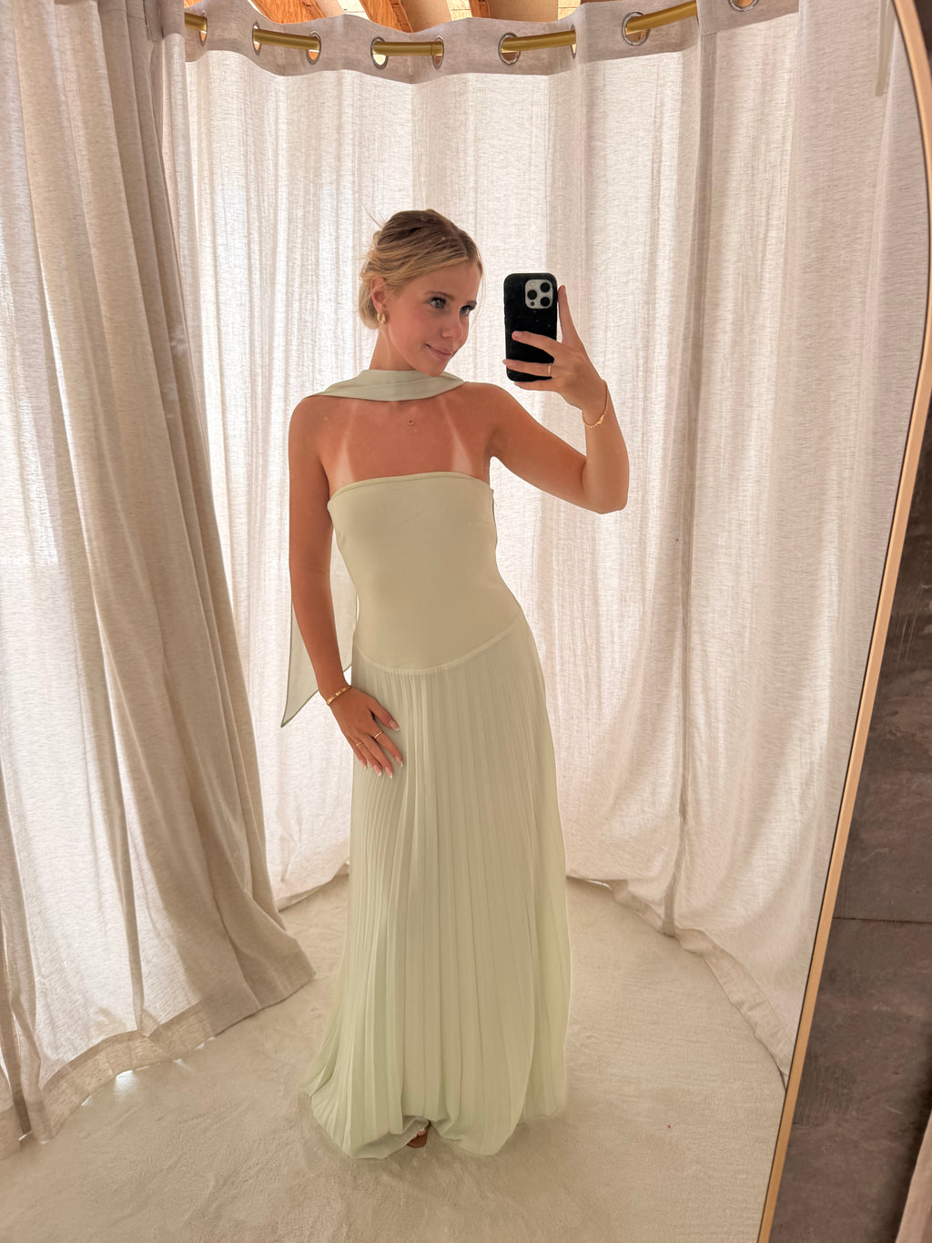 Chiffon Scarf Gown