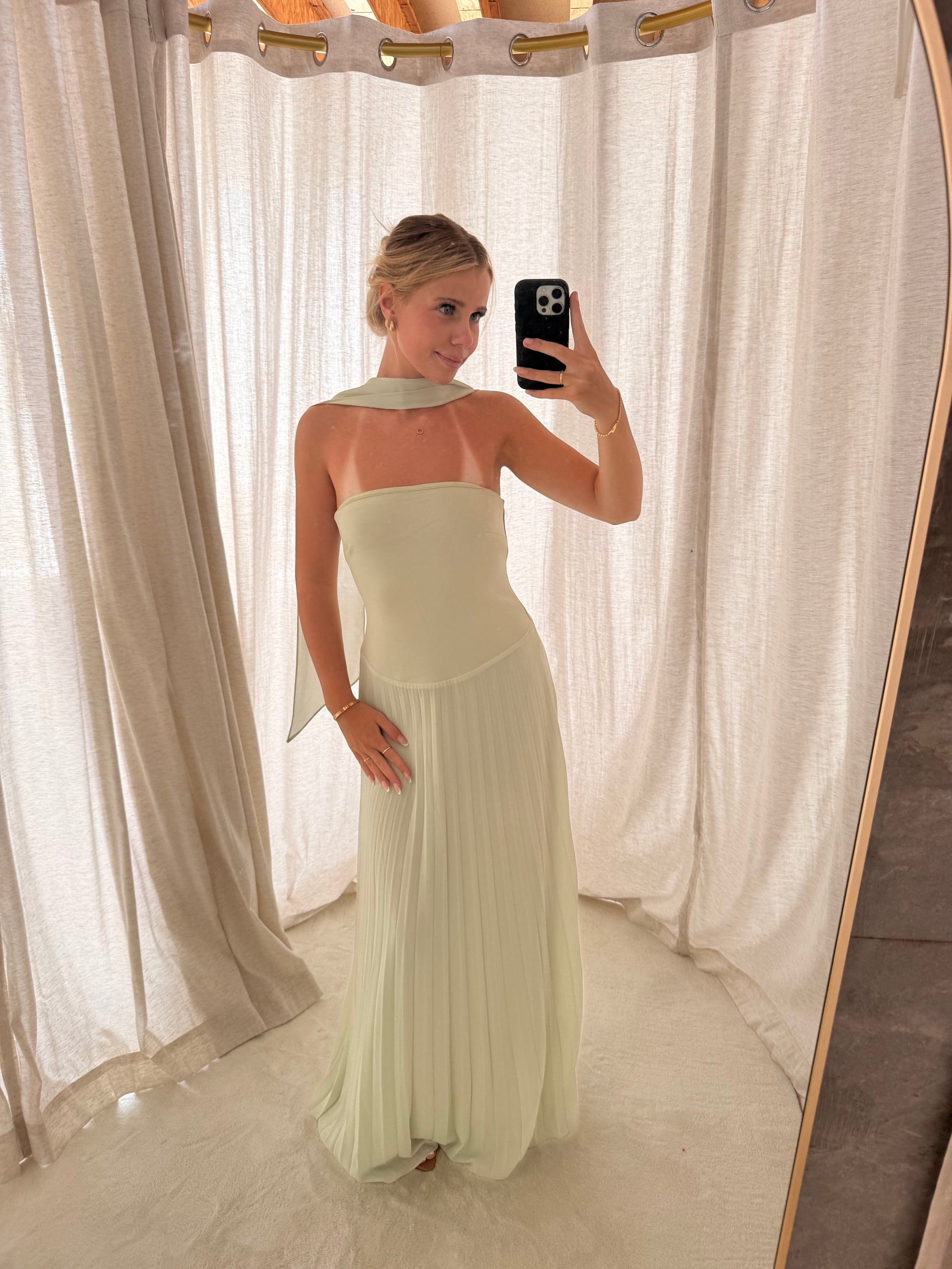 Chiffon Scarf Gown