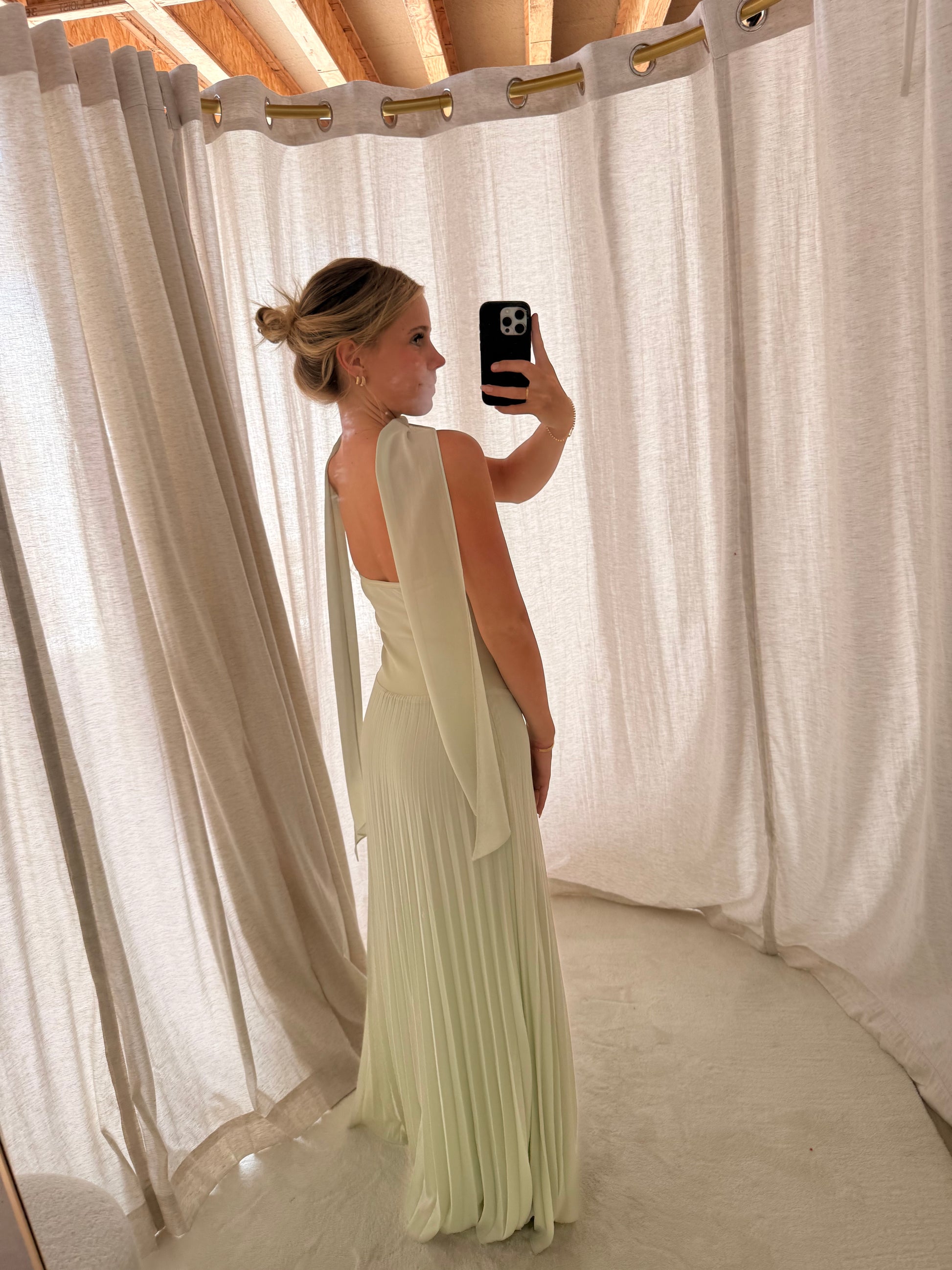 Chiffon Scarf Gown