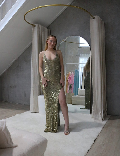 Retrofete Marie Dress Sage/Gold