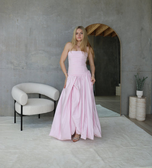 Violette Bubble Hem Maxi Dress