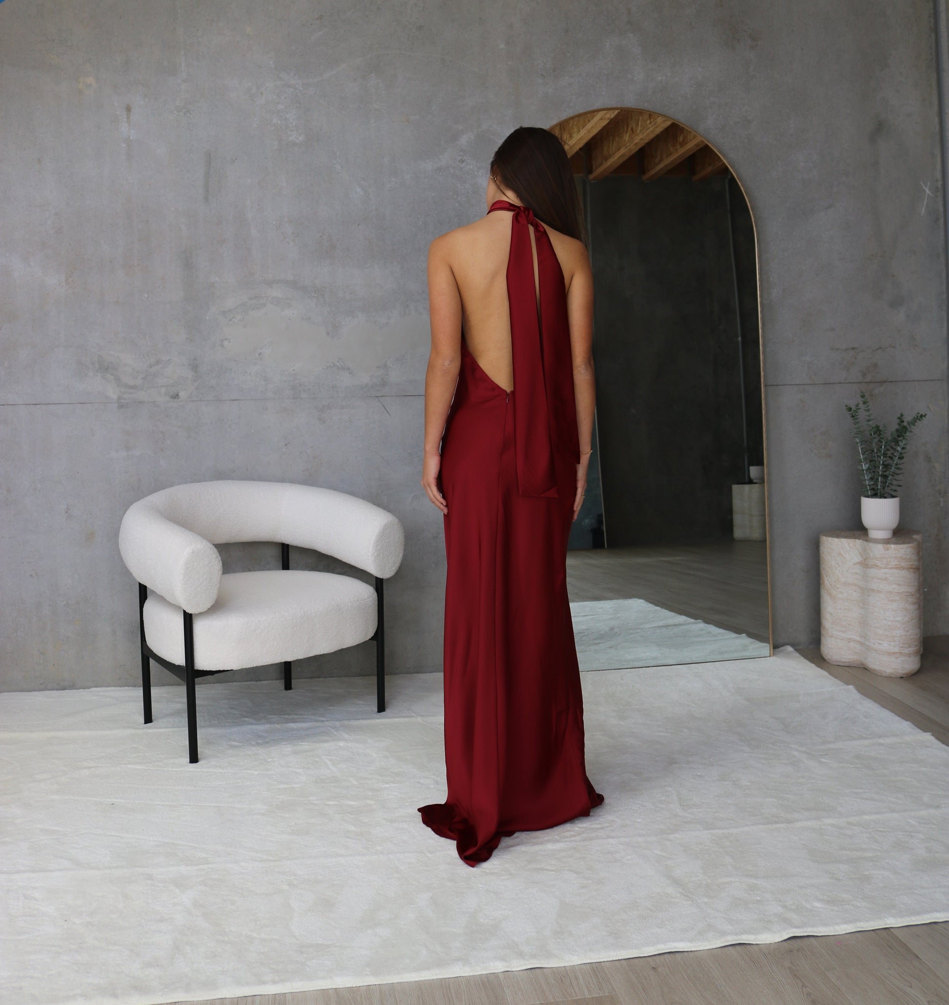 Afron Halter Dress