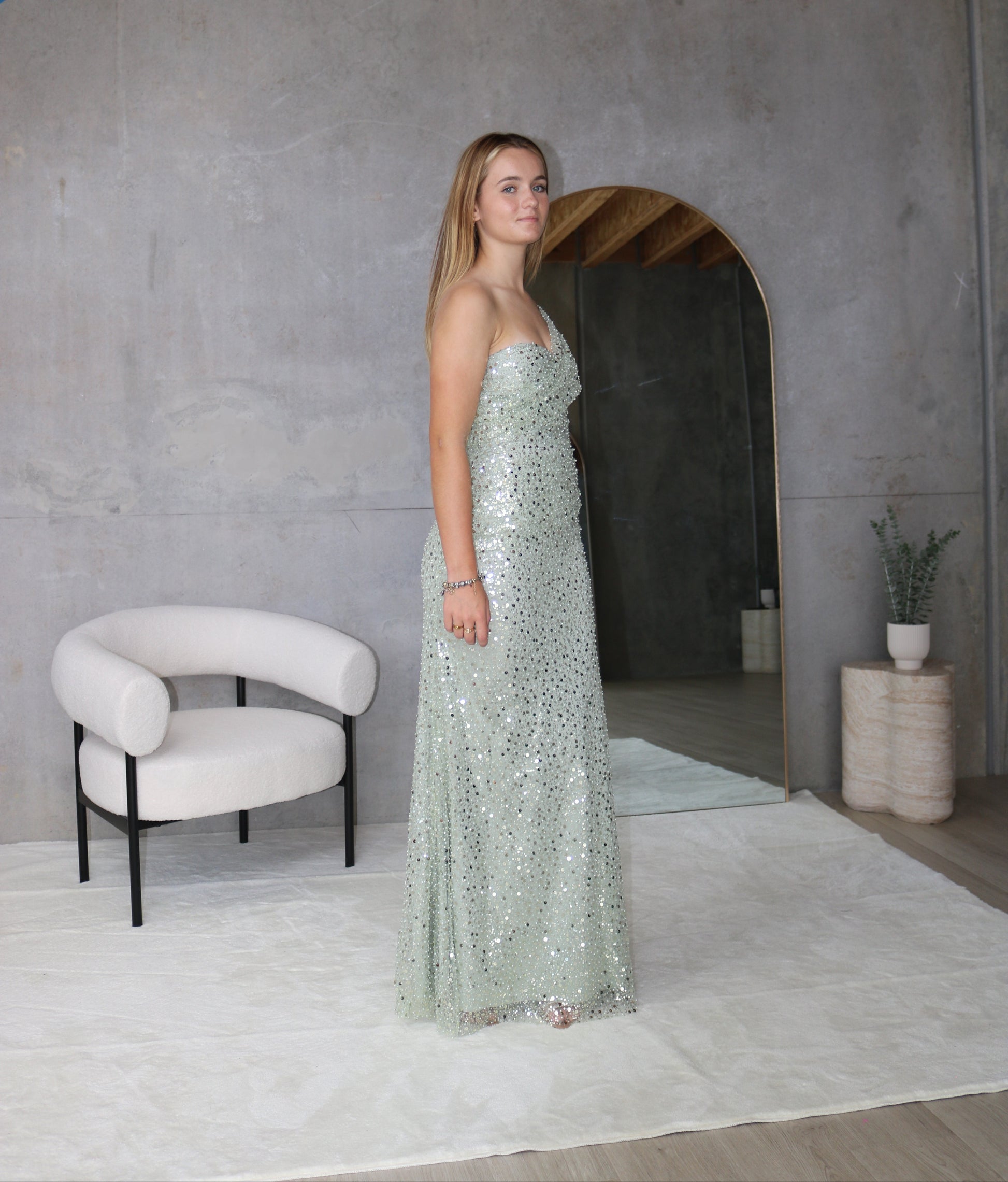 Aster Sage Gown