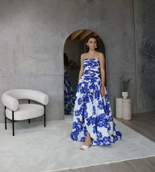 Blue Bubble Aje Dress