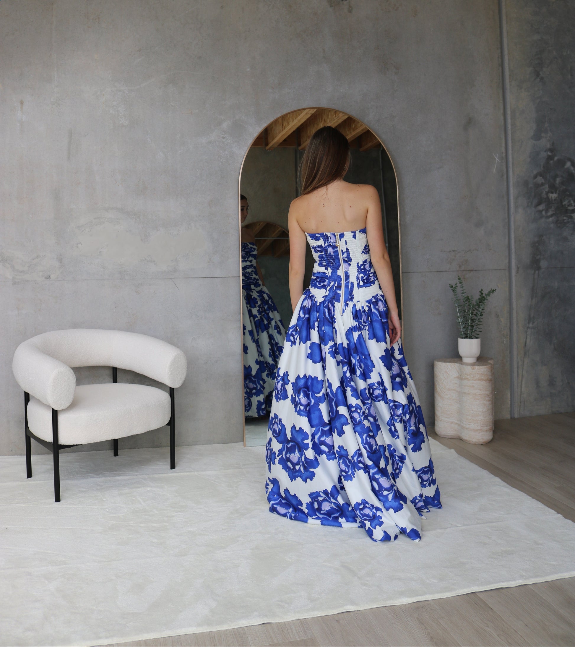 Blue Bubble Aje Dress