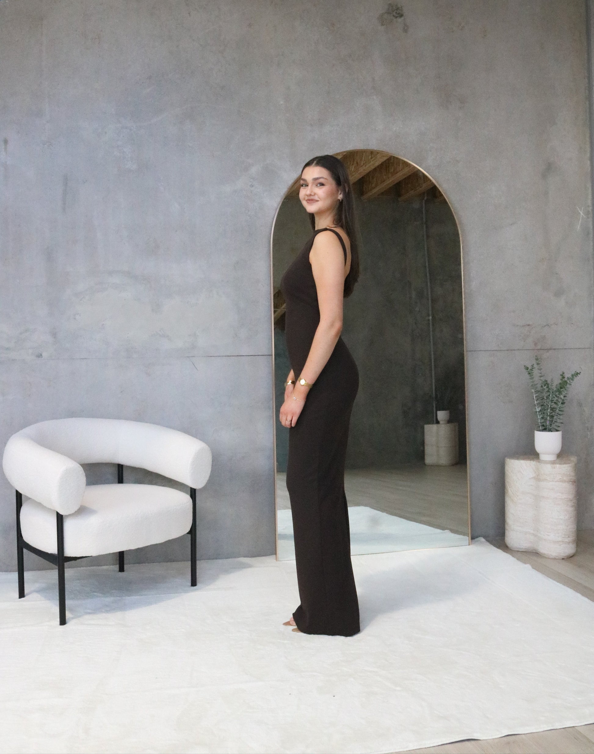 Effie Kats Verona Gown Brown