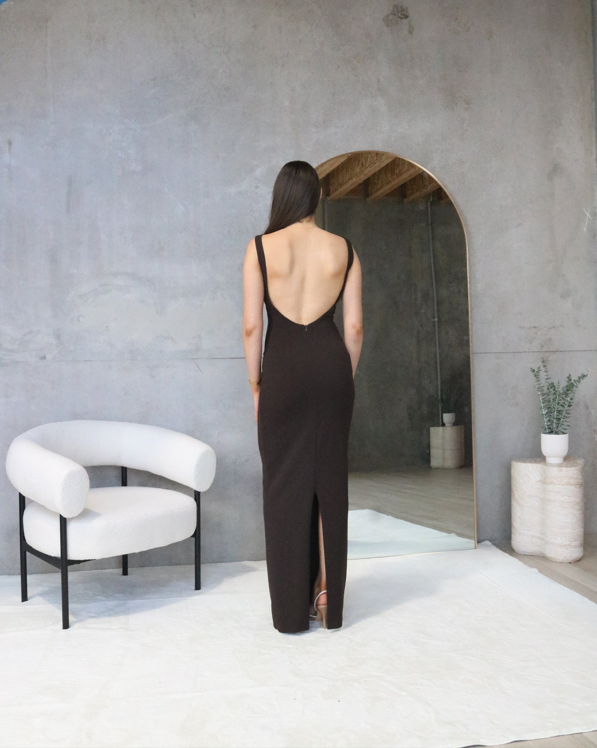 Effie Kats Verona Gown Brown