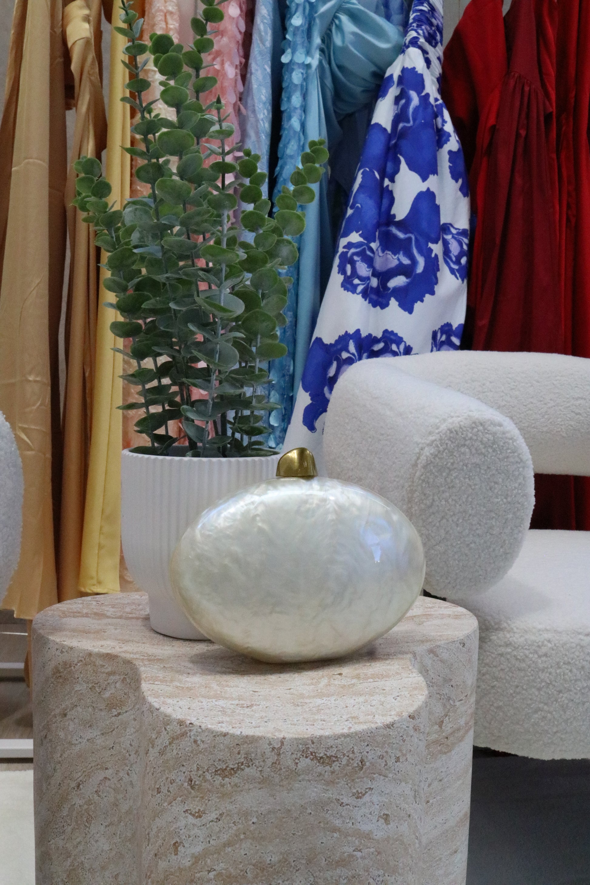 Pearl Clutch Marble