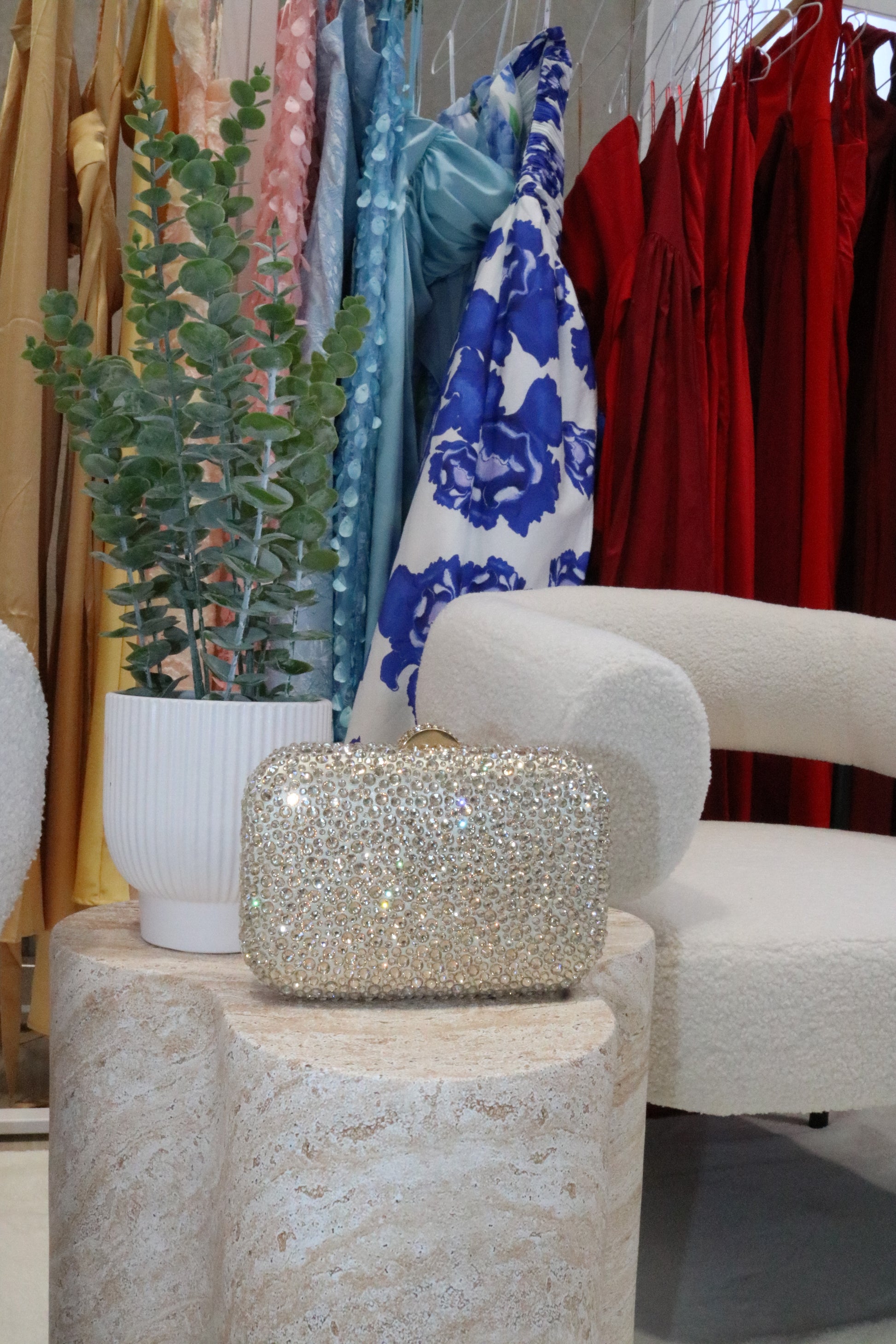 Gold Sparkle Clutch