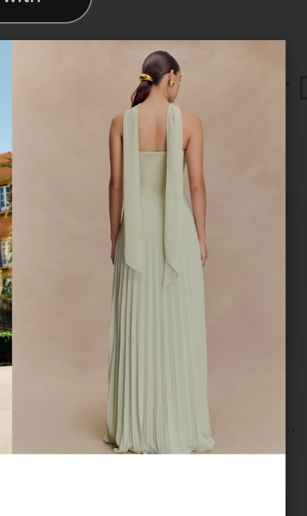 Chiffon Scarf Gown