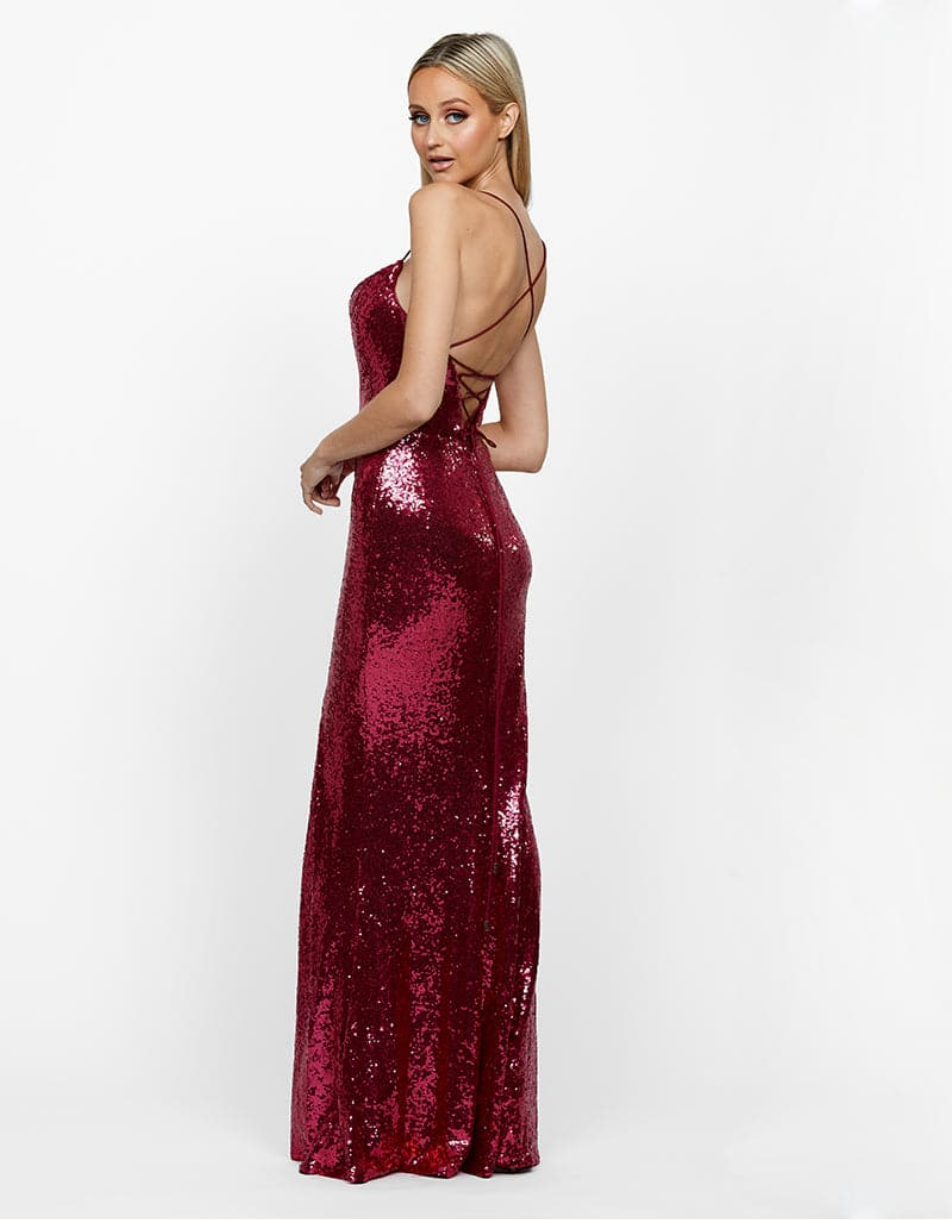 Stephanie Sequin Gown