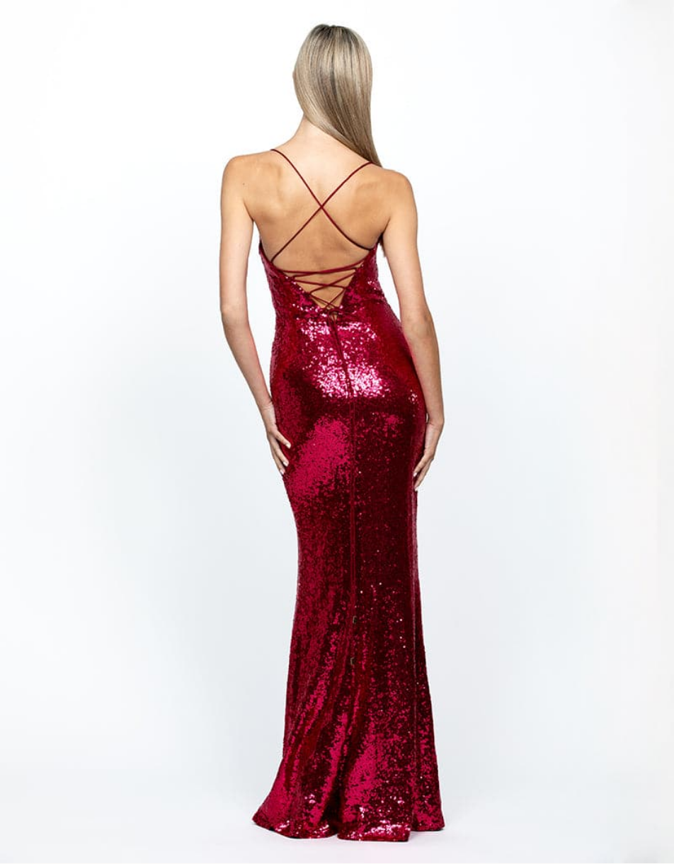Stephanie Sequin Gown