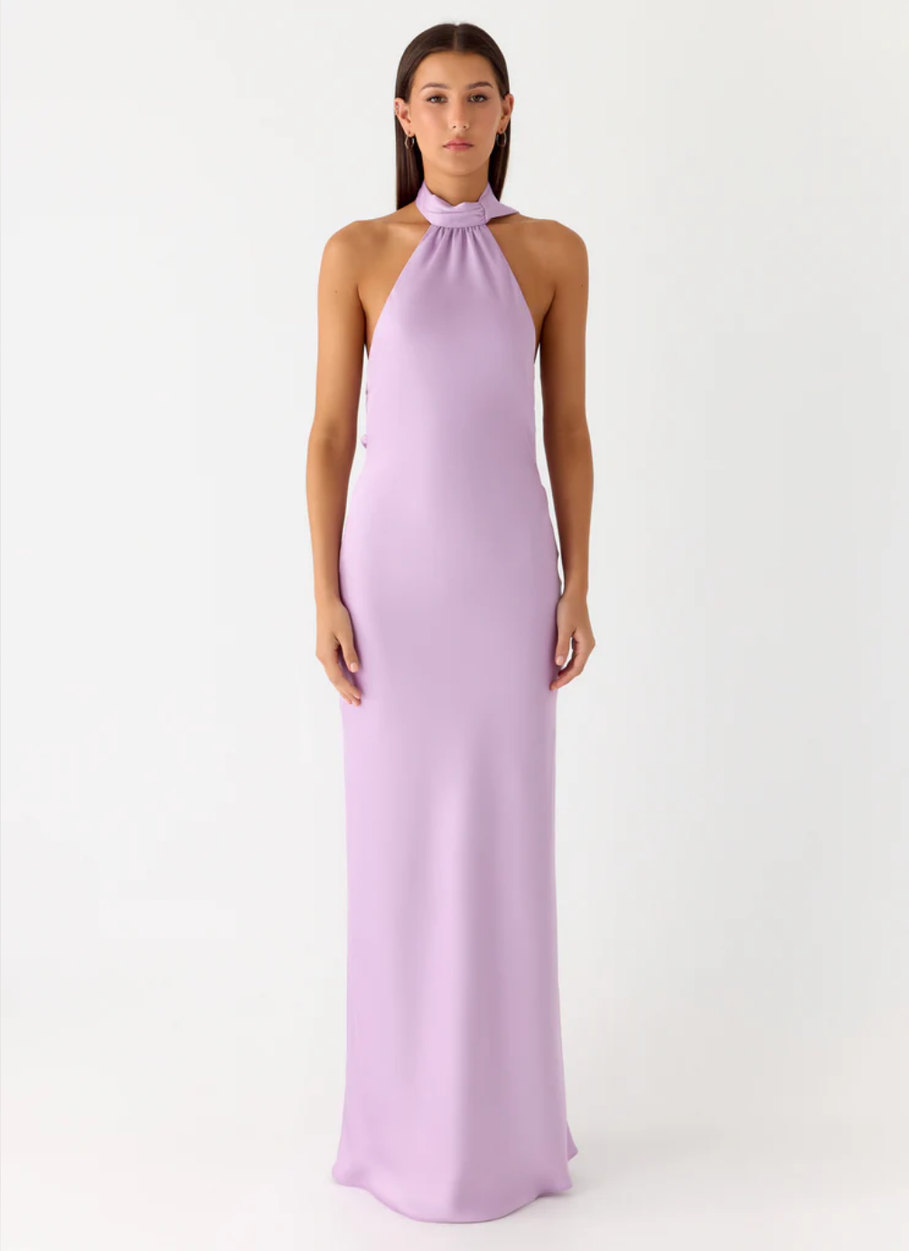 Lavender Scarf Gown