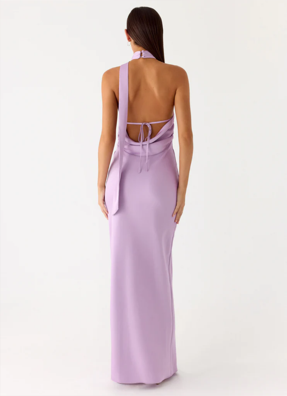 Lavender Scarf Gown