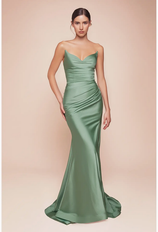 Aurora Gown - Sage